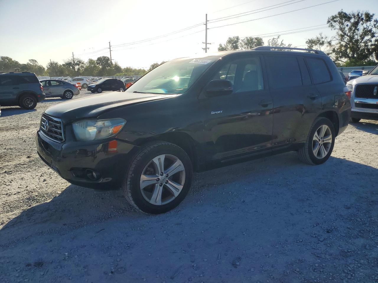 Вид 2008 TOYOTA HIGHLANDER SPORT, угол 1