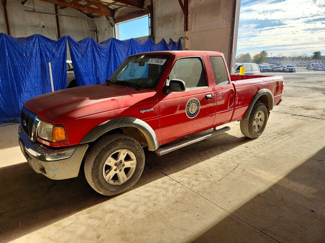 Vista de 2005 FORD RANGER SUPER CAB, ángulo 1