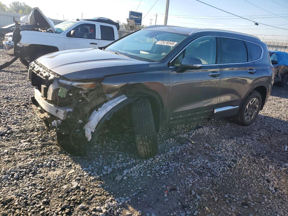 2021 HYUNDAI SANTA FE BLUE  