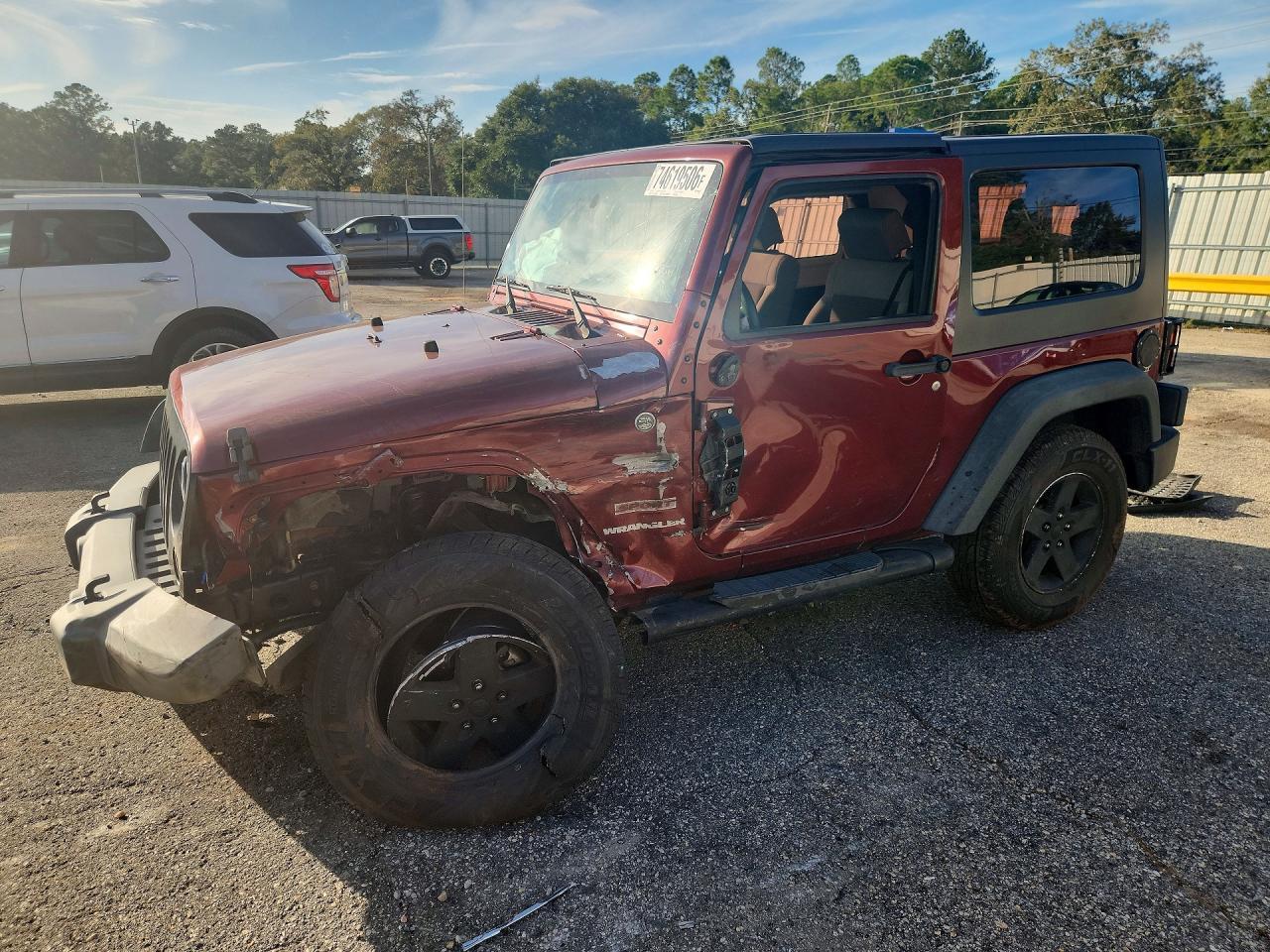 Vue de 2010 JEEP WRANGLER SPORT, angle 1