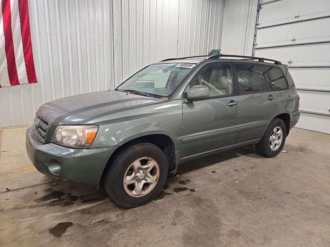 Вид 2007 TOYOTA HIGHLANDER BASE, угол 1