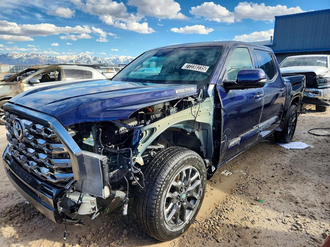 2025 TOYOTA TUNDRA PLATINUM HV view, angle 1