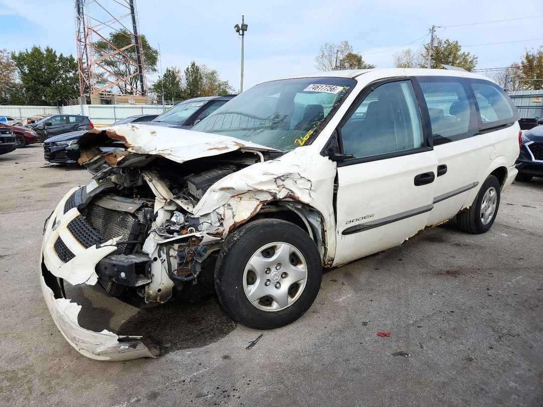منظر 2001 DODGE GRAND CARAVAN SE، زاوية 1