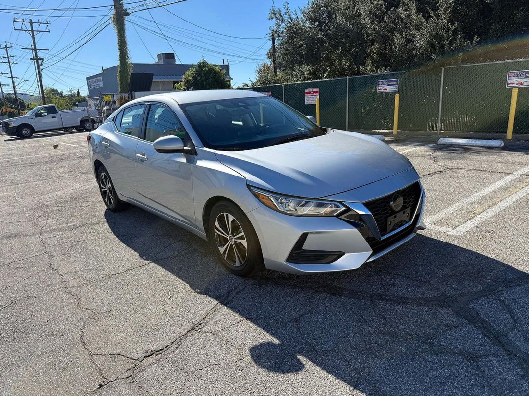 2022 NISSAN SENTRA SV view, angle 1