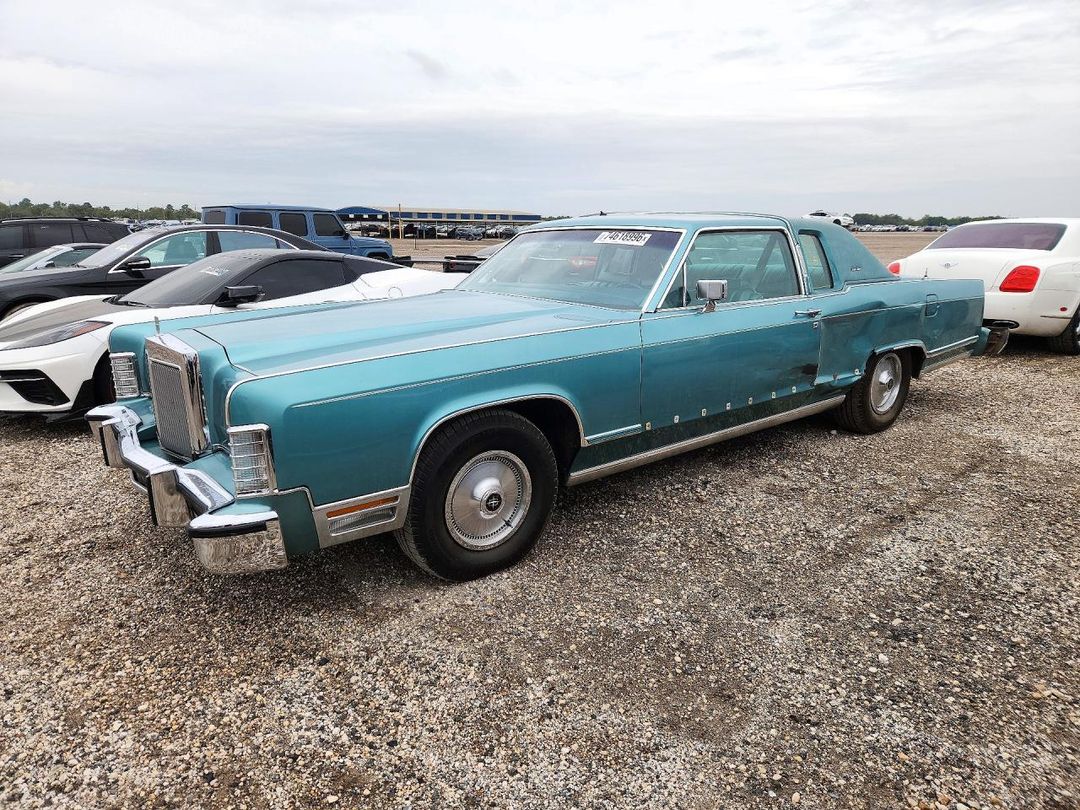 1978 LINCOLN CONTINENTL view, angle 1