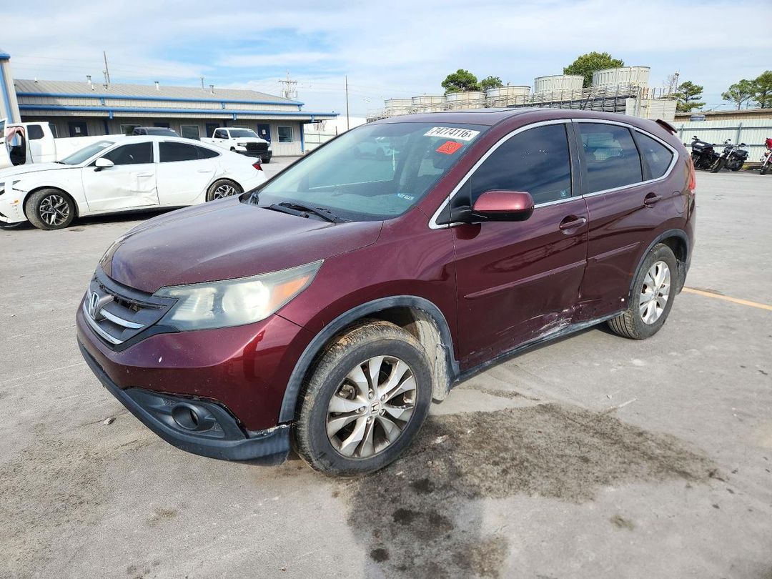 Вид 2012 HONDA CR-V EX, угол 1