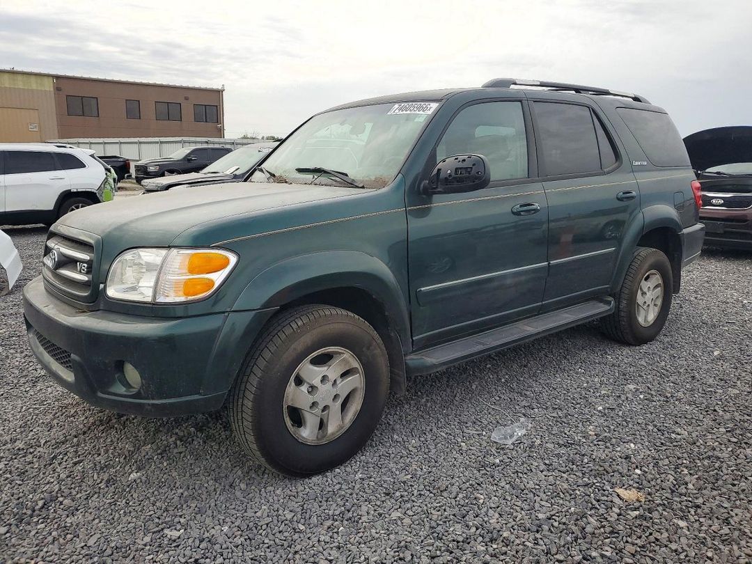 Vue de 2001 TOYOTA SEQUOIA LIMITED, angle 1