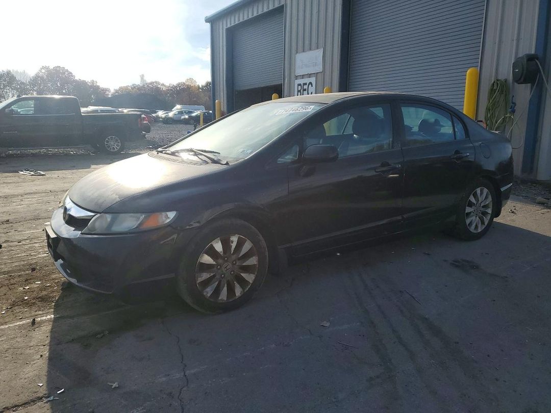 Вид 2010 HONDA CIVIC EXL, угол 1