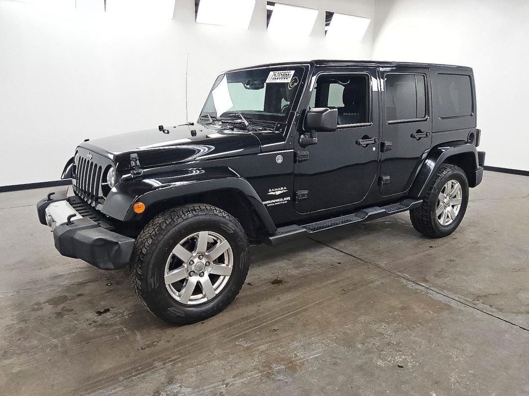 Vedere 2015 JEEP WRANGLER UNLIMITED SAHARA, unghi 1