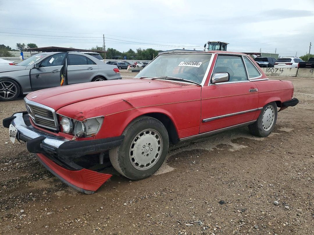 منظر 1988 MERCEDES-BENZ 560 SL، زاوية 1