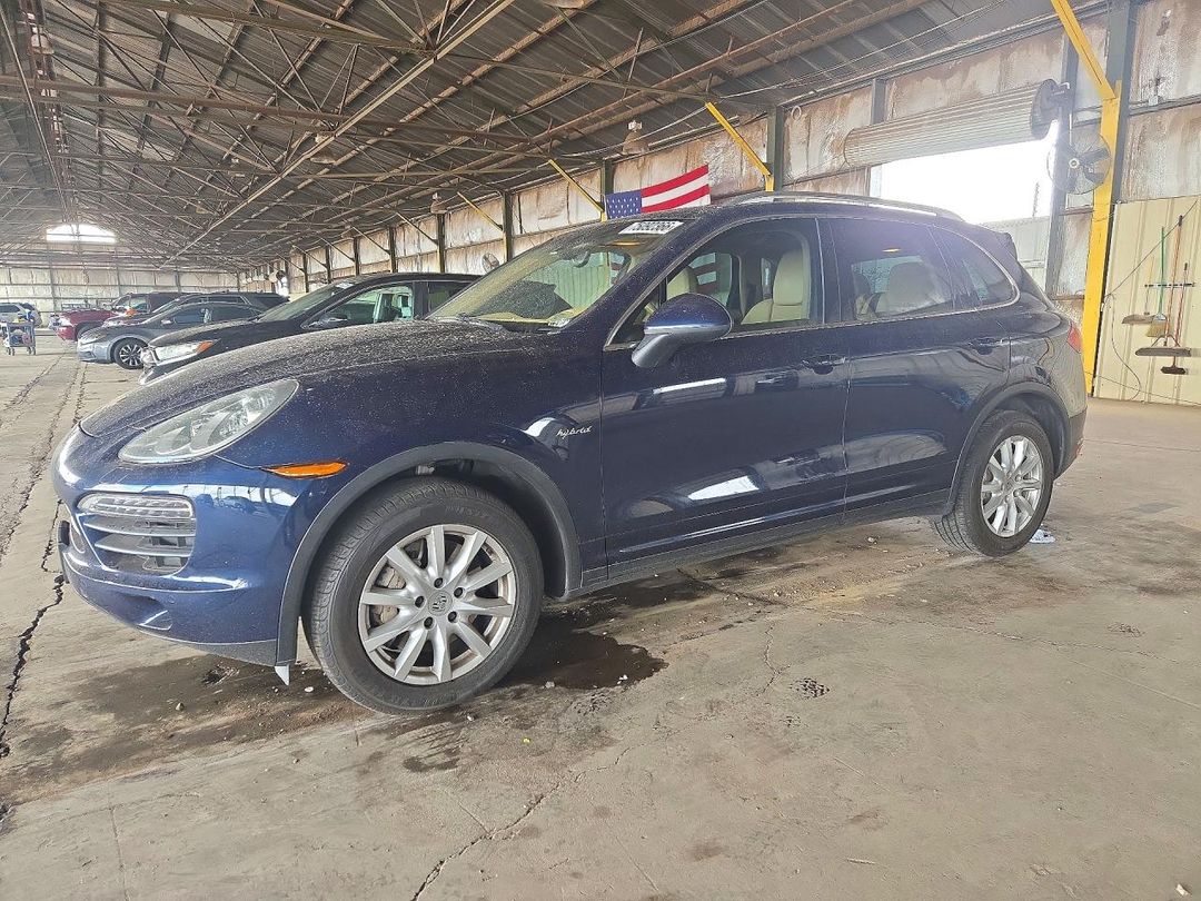 Vista de 2012 PORSCHE CAYENNE S HYBRID, ángulo 1