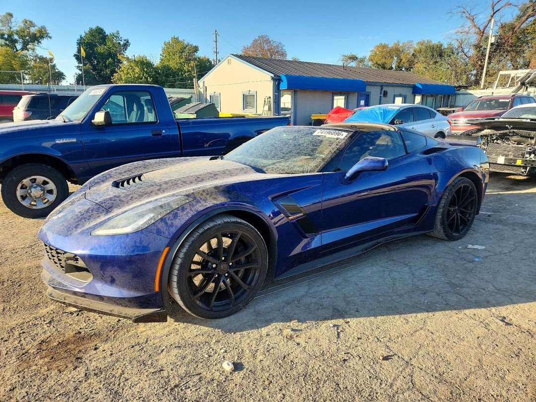 منظر 2019 CHEVROLET CORVETTE GRAND SPORT 2LT، زاوية 1