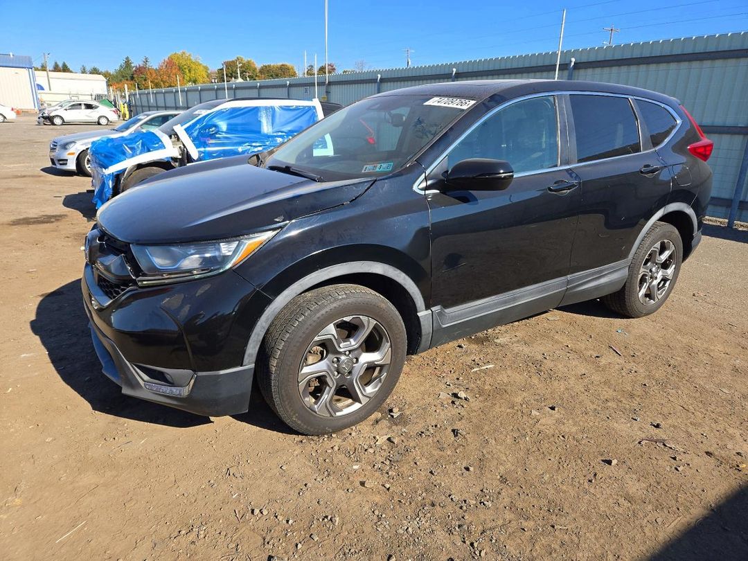 Vista de 2017 HONDA CR-V EXL, ángulo 1