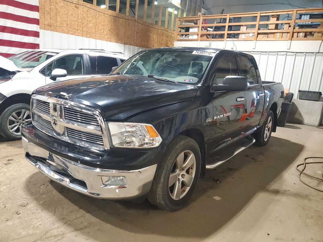 2012 DODGE RAM 1500 SLT view, angle 1