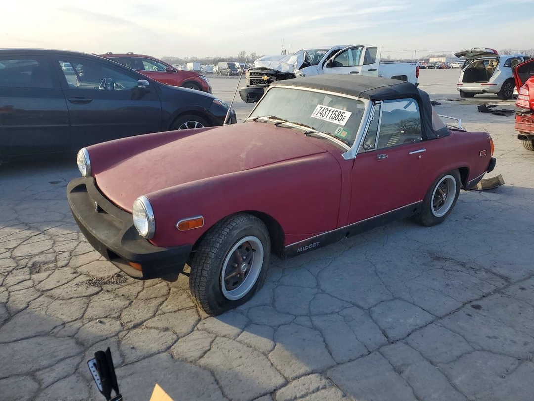 منظر 1976 MG MIDGET، زاوية 1