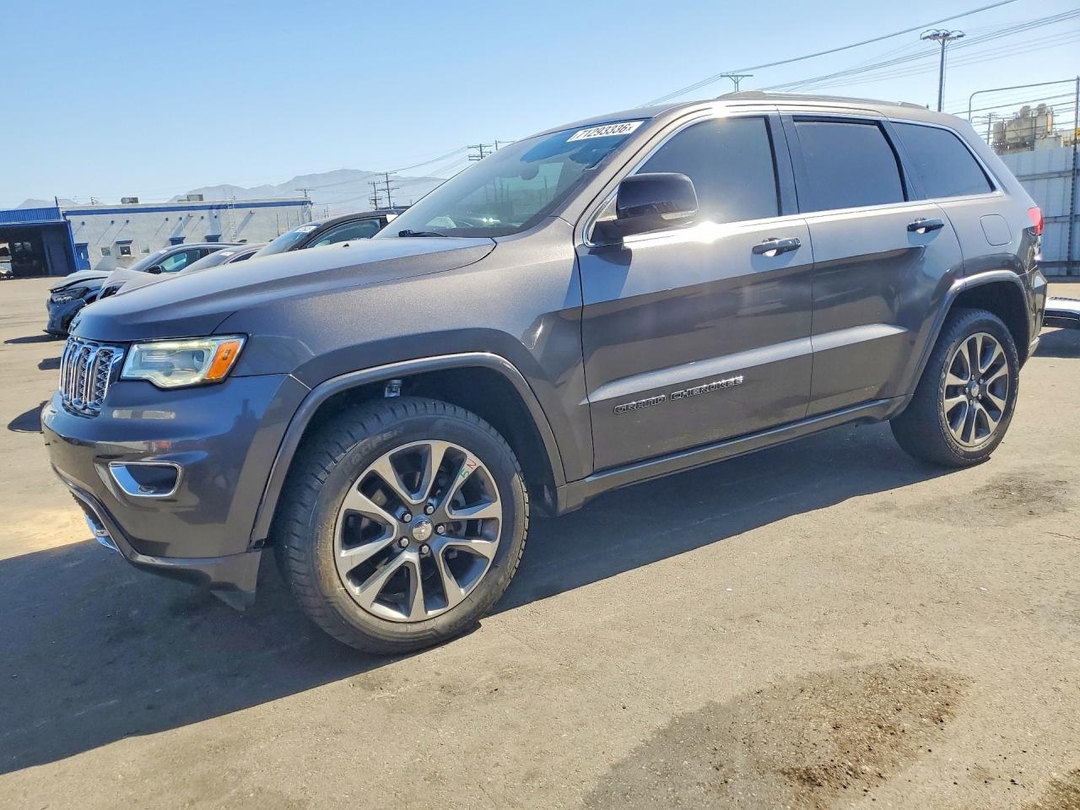 Вид 2017 JEEP GRAND CHEROKEE OVERLAND, угол 1