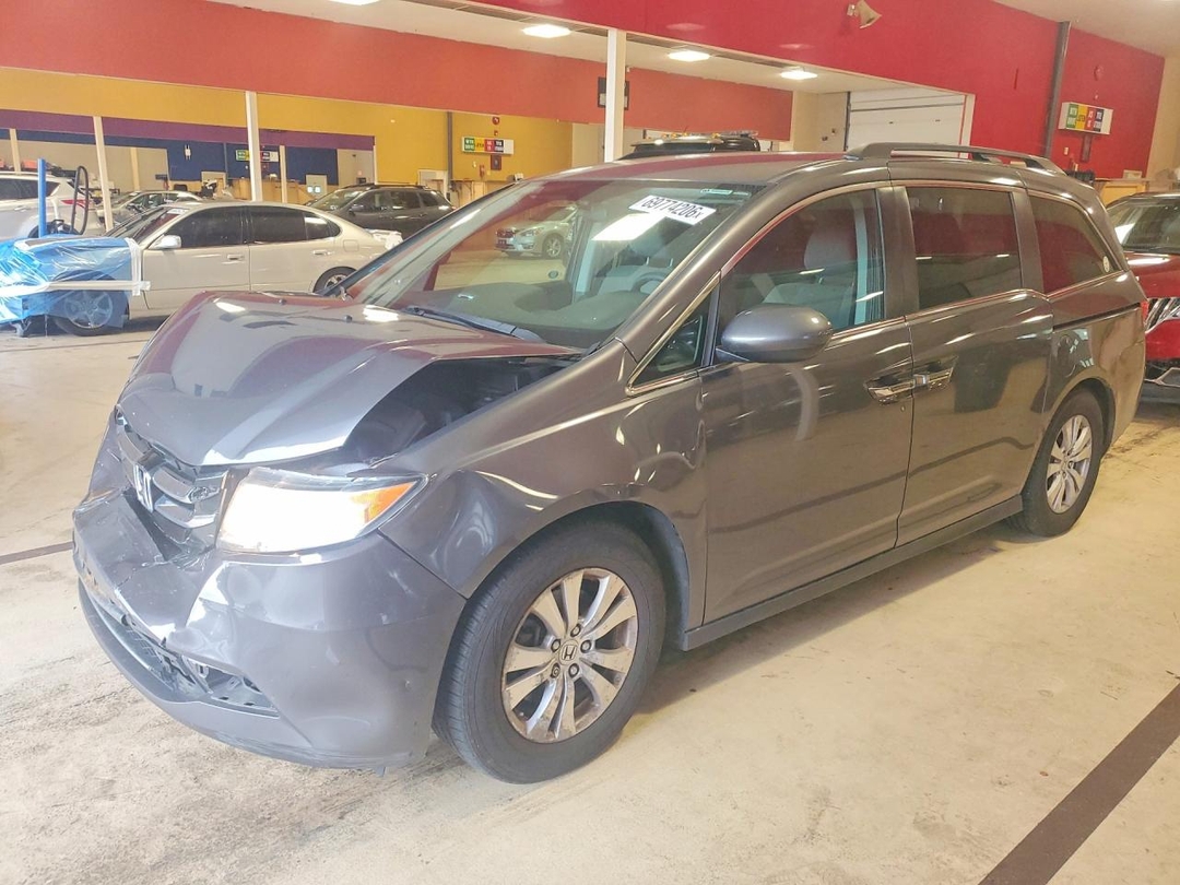 Vue de 2015 HONDA ODYSSEY EX, angle 1
