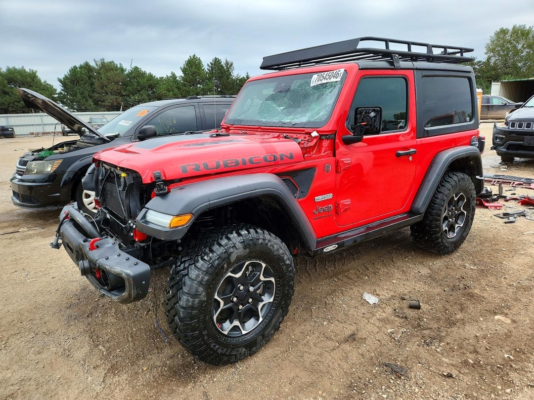 Vedere 2020 JEEP WRANGLER RUBICON, unghi 1