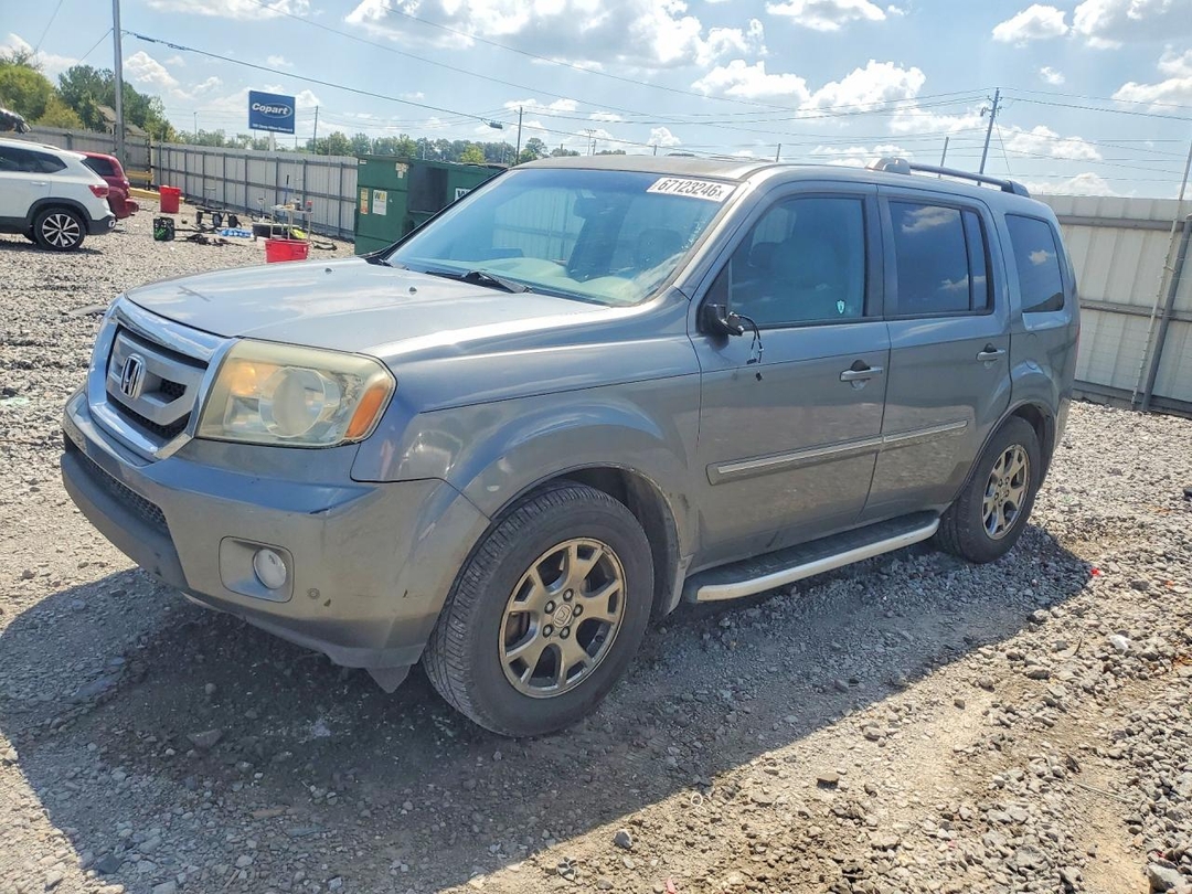 Вид 2009 HONDA PILOT TOURING, угол 1