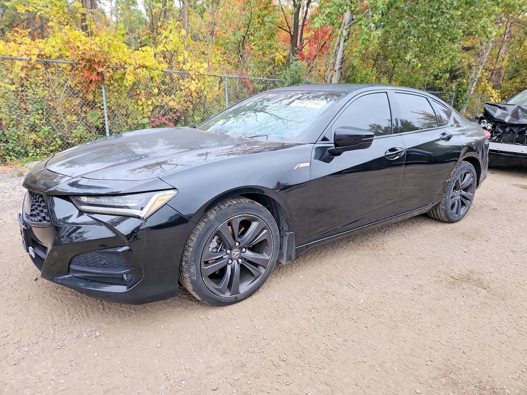 Vue de 2021 ACURA TLX TECH A, angle 1