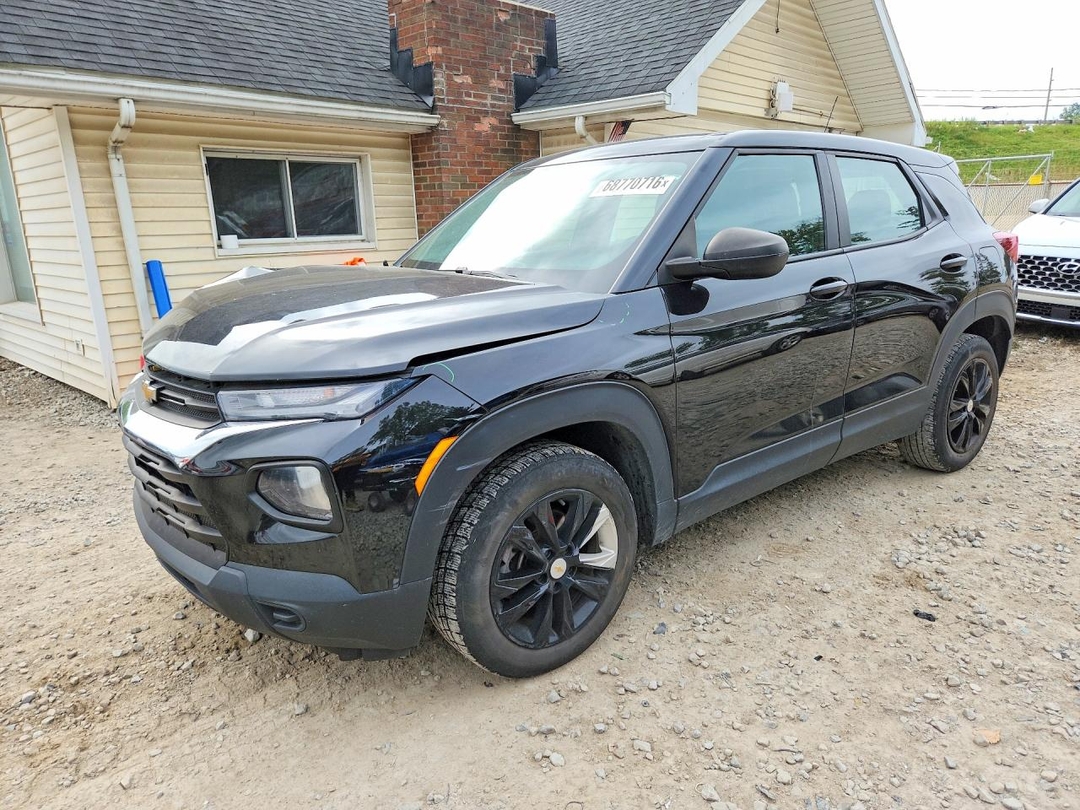 منظر 2021 CHEVROLET TRAILBLAZER LS، زاوية 1
