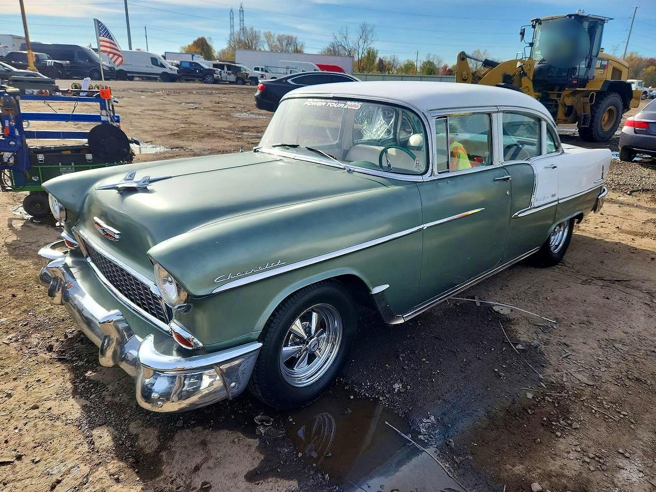 Вид 1955 CHEVROLET BELAIR, угол 1