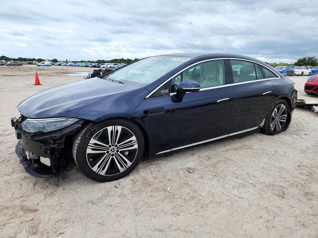 منظر 2023 MERCEDES-BENZ EQS SEDAN 450 4MATIC، زاوية 1