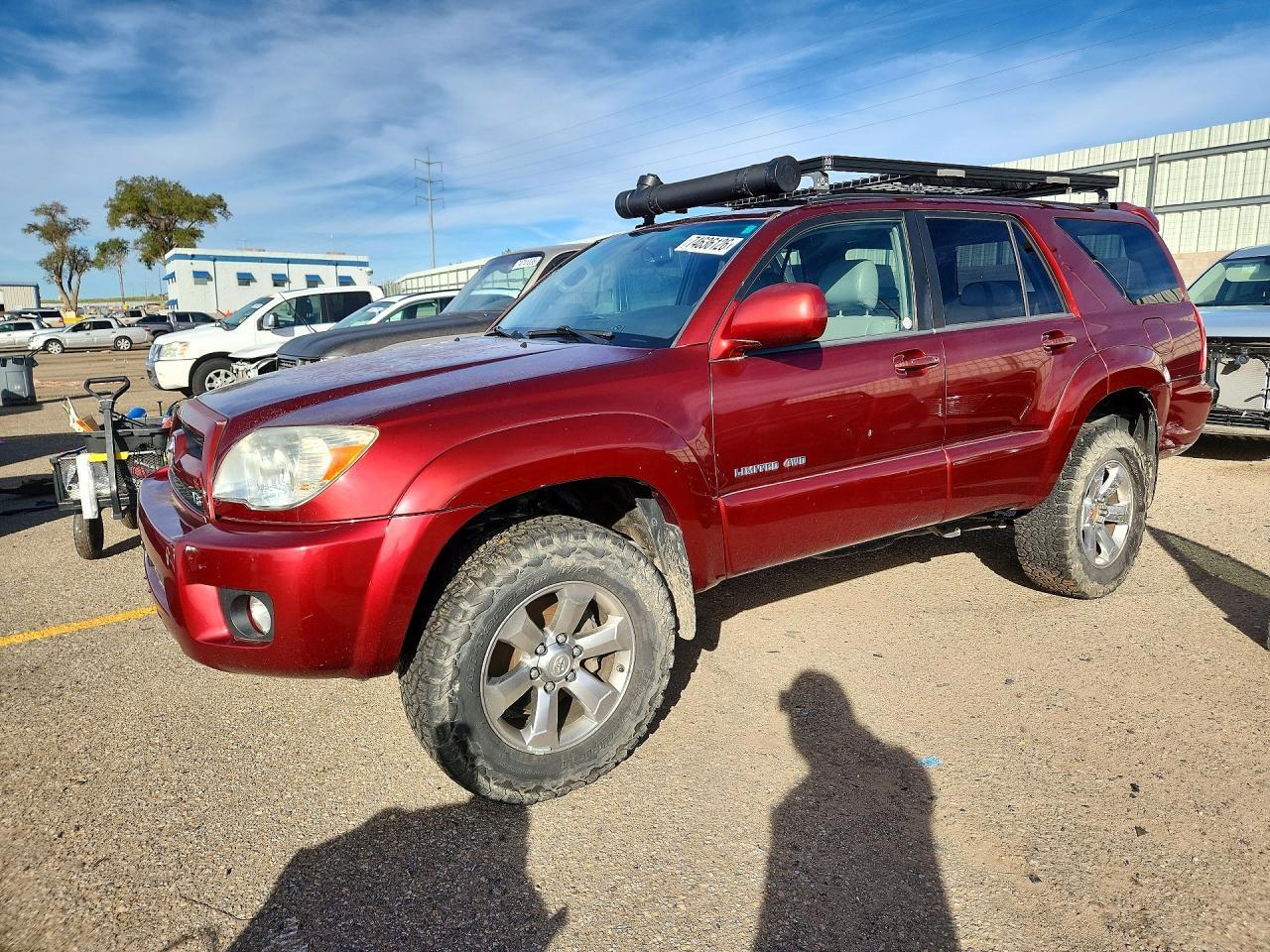 Vue de 2007 TOYOTA 4RUNNER LIMITED, angle 1