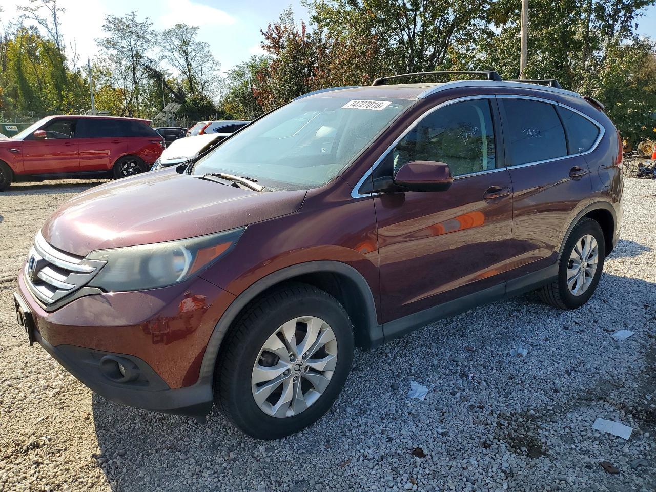 Вид 2012 HONDA CR-V EXL, угол 1
