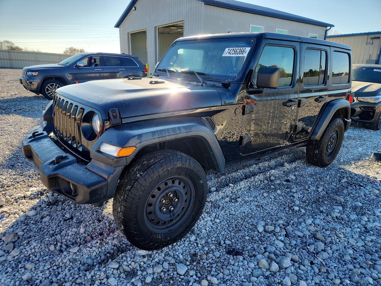 منظر 2020 JEEP WRANGLER UNLIMITED SPORT، زاوية 1