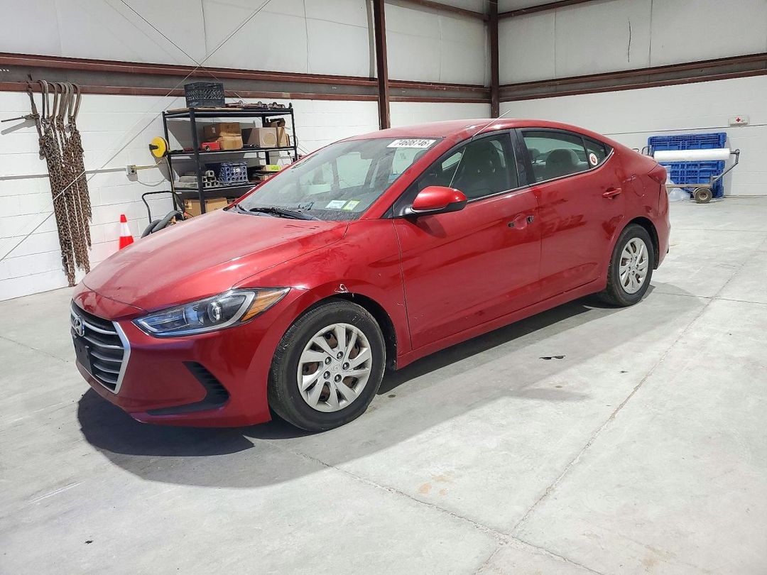 Vista de 2017 HYUNDAI ELANTRA SE, ángulo 1