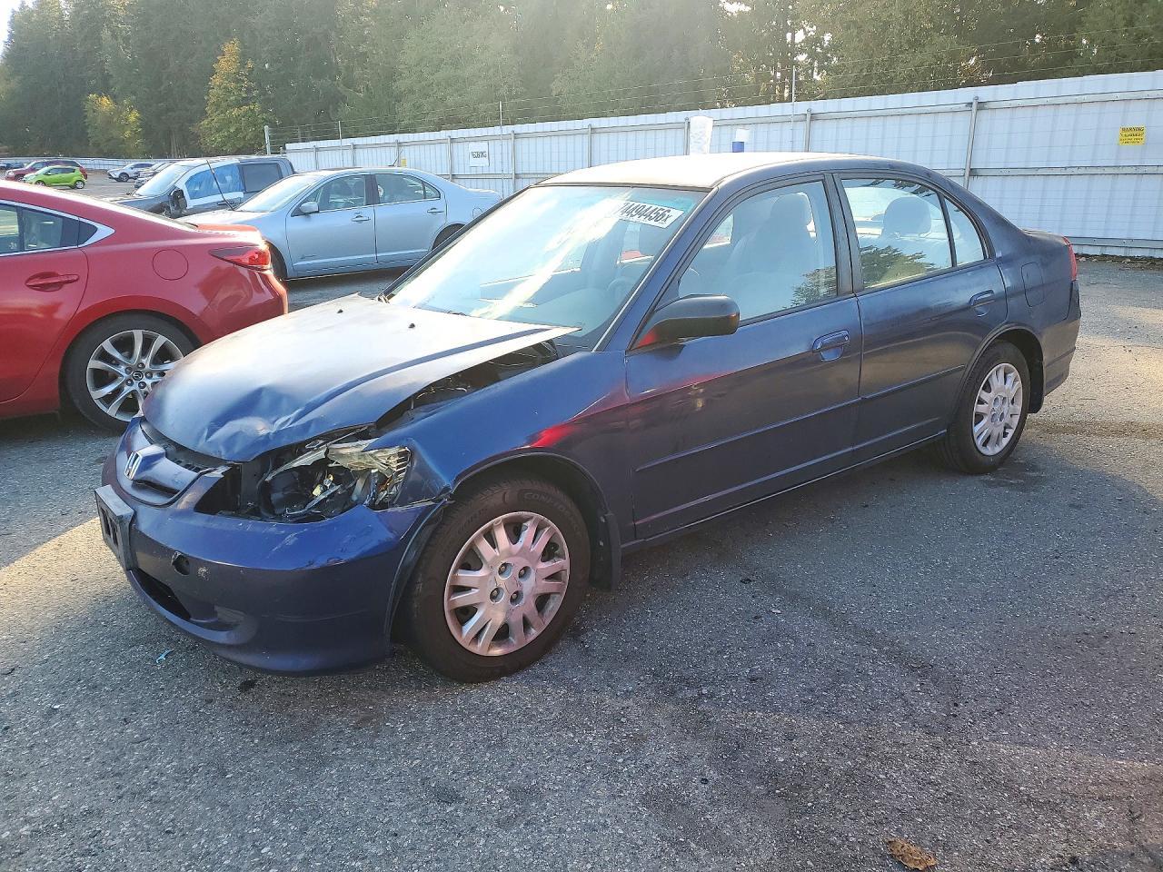 Vista de 2005 HONDA CIVIC LX, ángulo 1