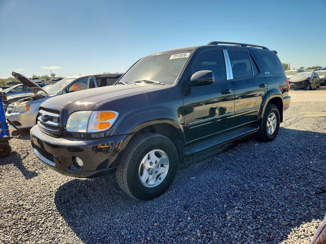 Vue de 2002 TOYOTA SEQUOIA LIMITED, angle 1