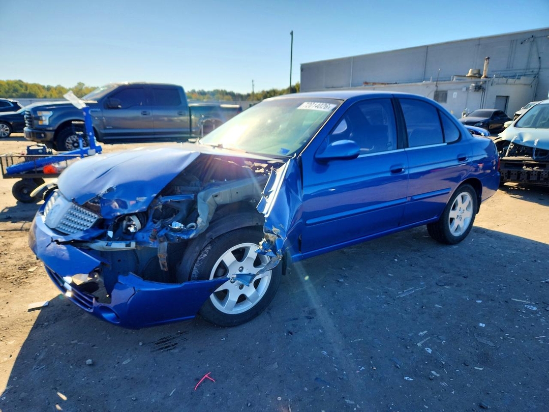 Vue de 2006 NISSAN SENTRA 1.8, angle 1
