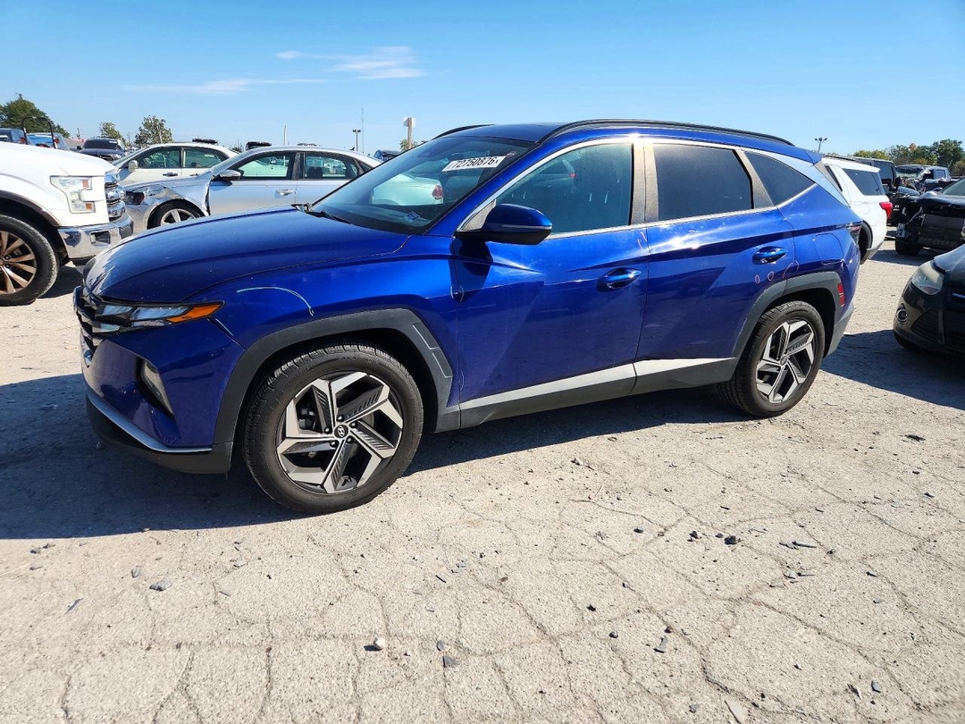 Вид 2022 HYUNDAI TUCSON SEL, угол 1