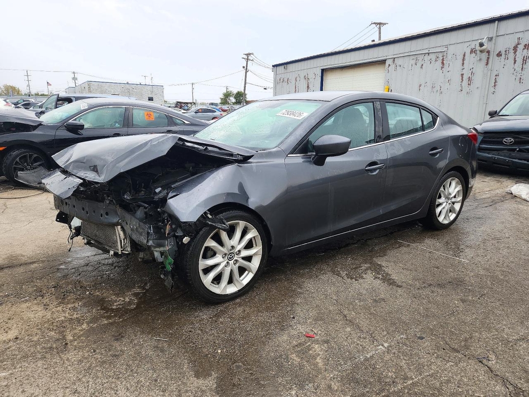 Вид 2014 MAZDA 3 TOURING, угол 1