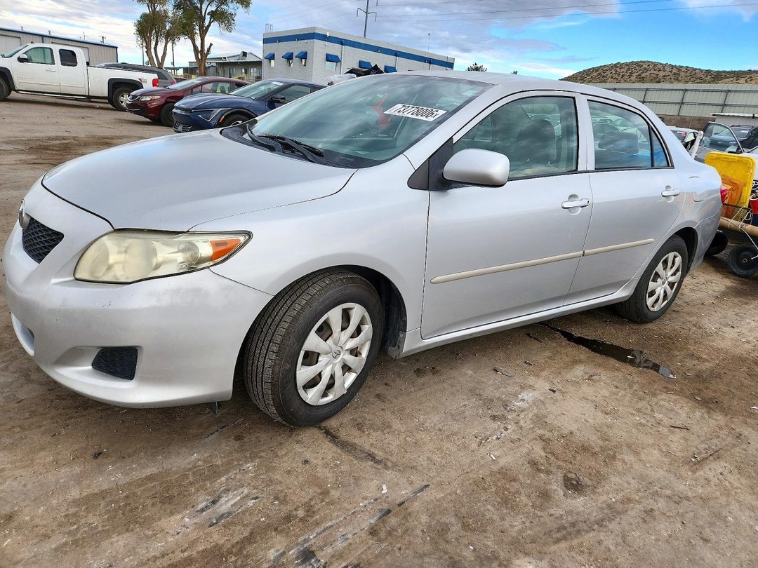 Vista de 2009 TOYOTA COROLLA LE, ángulo 1