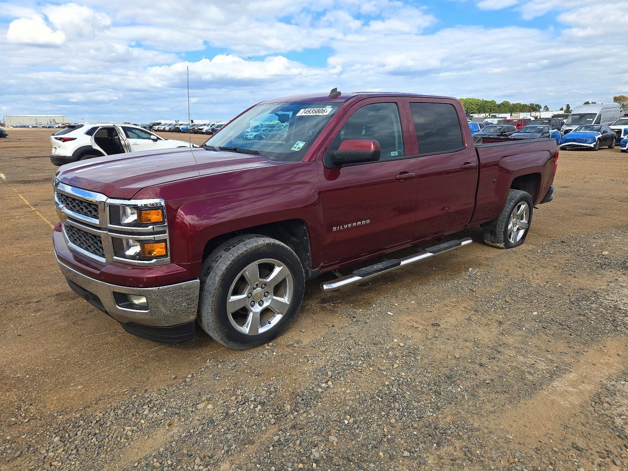 Vista de 2014 CHEVROLET SILVERADO C1500 LT, ángulo 1