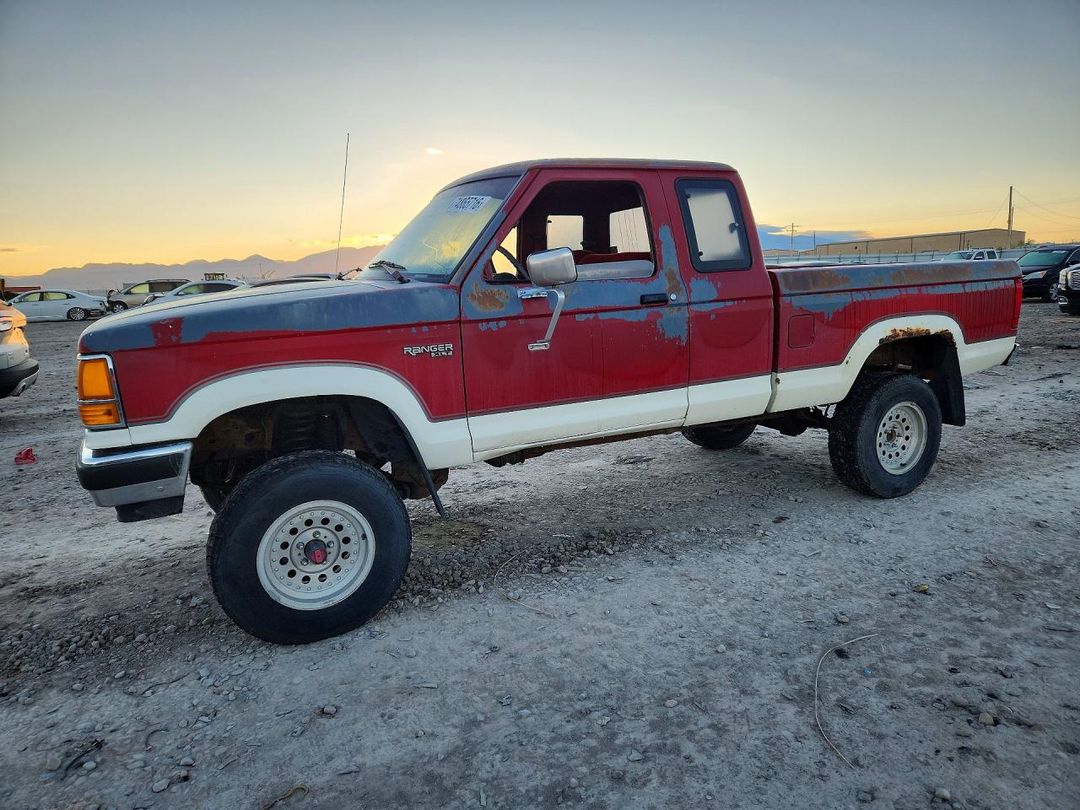 Вид 1990 FORD RANGER SUPER CAB, угол 1