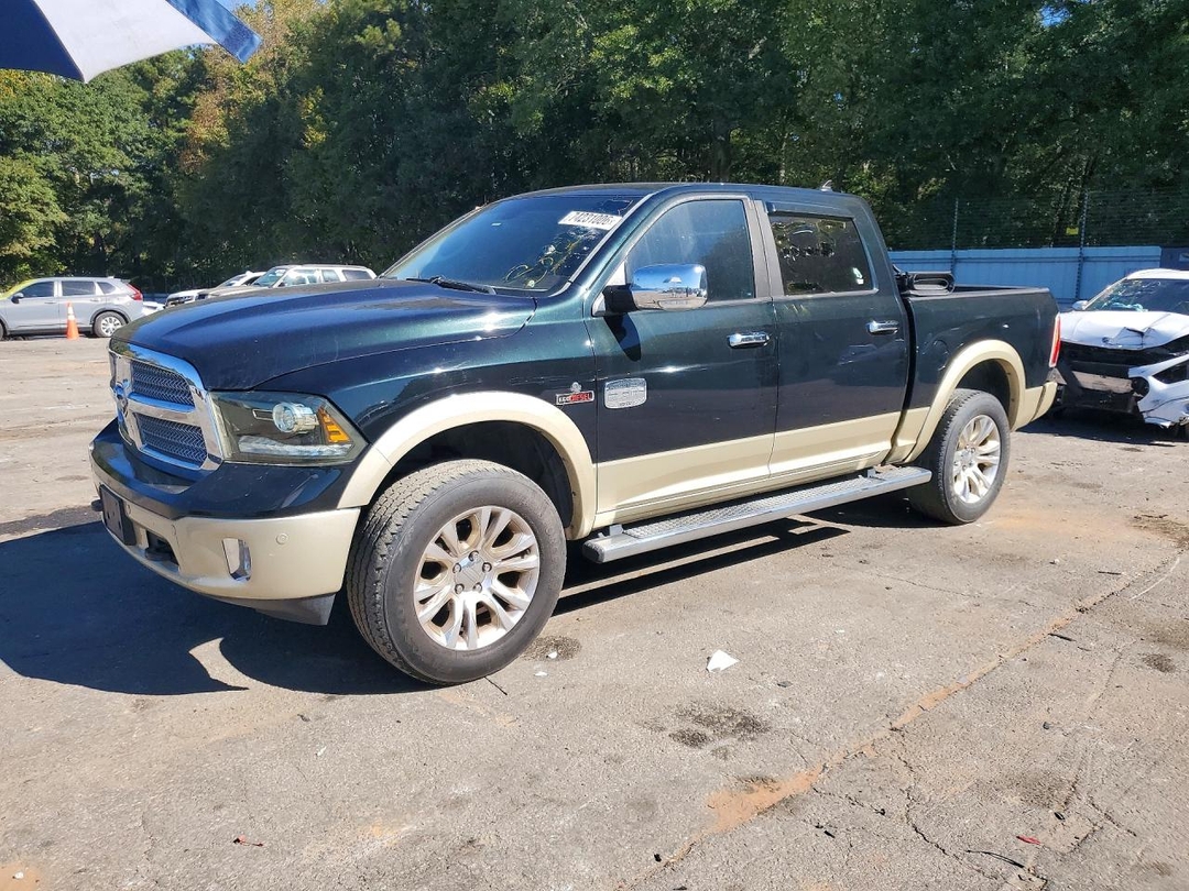 منظر 2015 RAM 1500 LONGHORN، زاوية 1