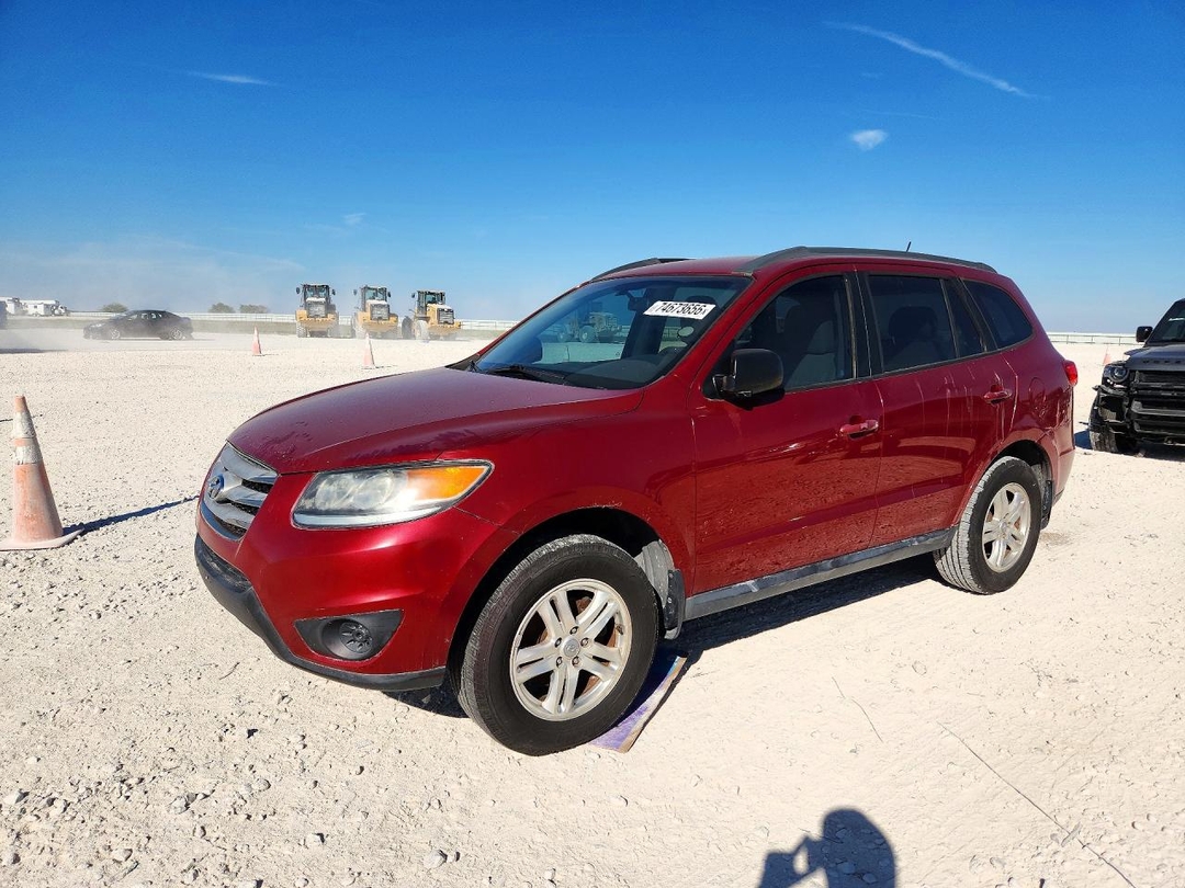 Vista de 2012 HYUNDAI SANTA FE, ángulo 1