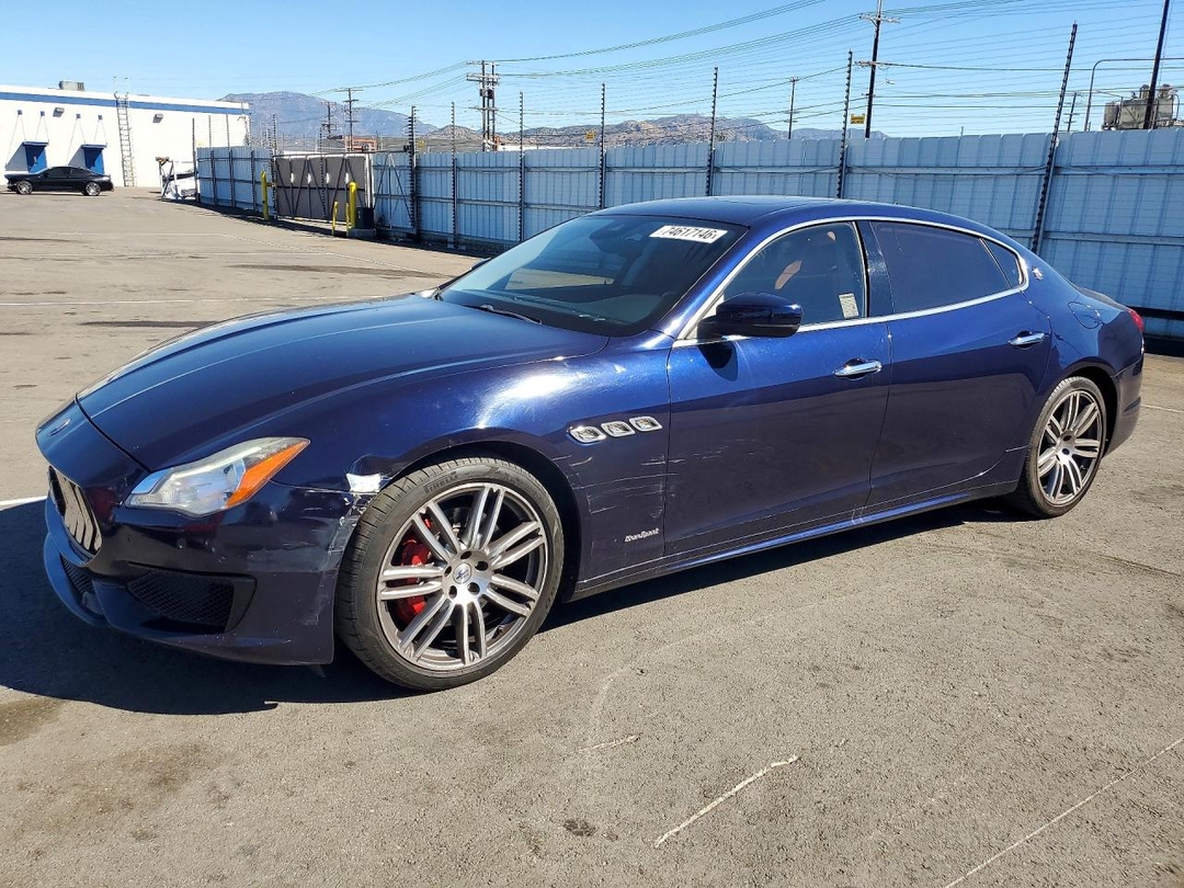 2017 MASERATI QUATTROPORTE S view, angle 1