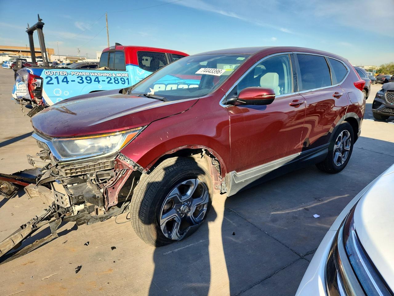 Вид 2018 HONDA CRV EXL, угол 1