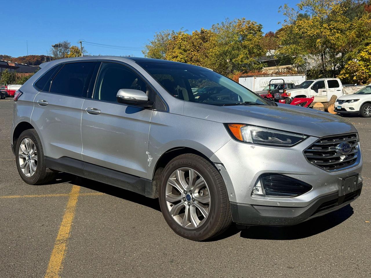 منظر 2019 FORD EDGE TITANIUM، زاوية 1