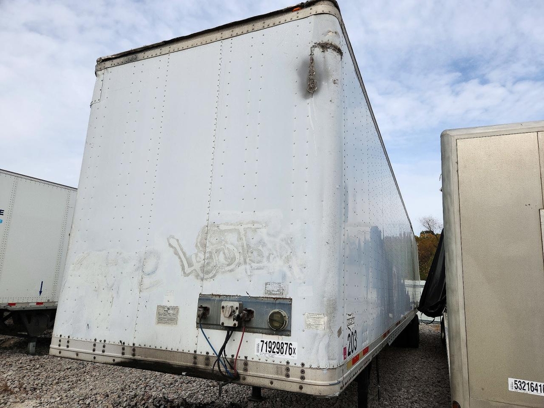 Vista de 2007 WABASH DVLHHSA DRY VAN TRAILER, ángulo 1