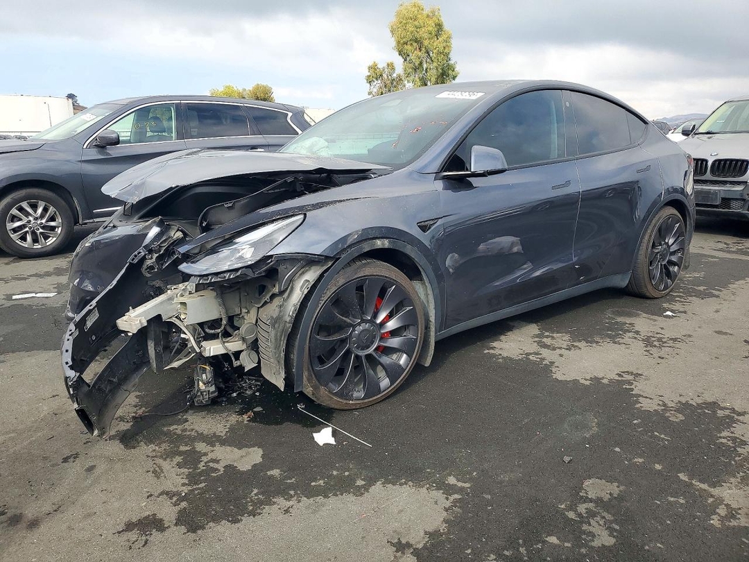 منظر 2022 TESLA MODEL Y، زاوية 1