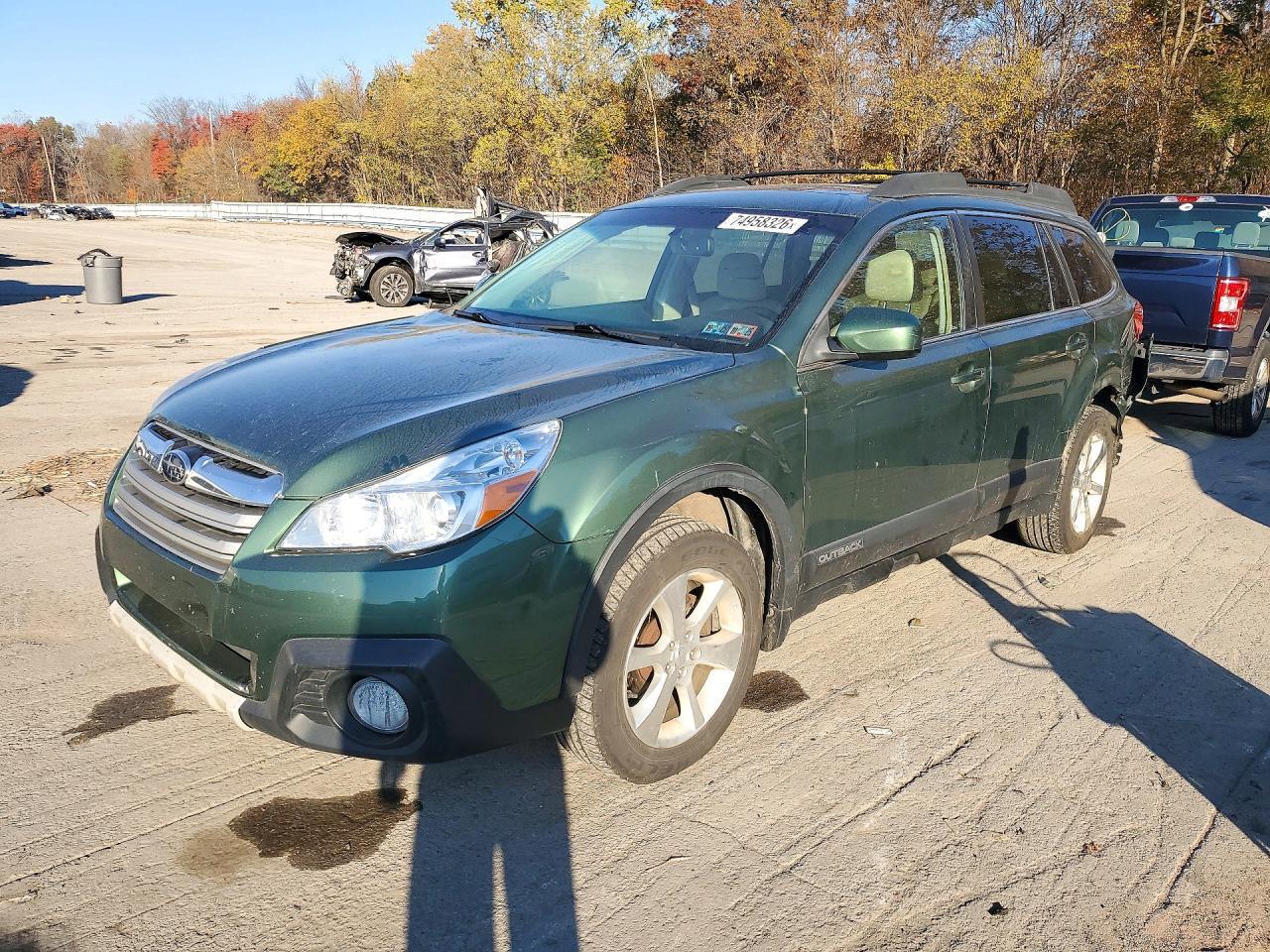 Вид 2013 SUBARU OUTBACK 2.5I LIMITED, угол 1