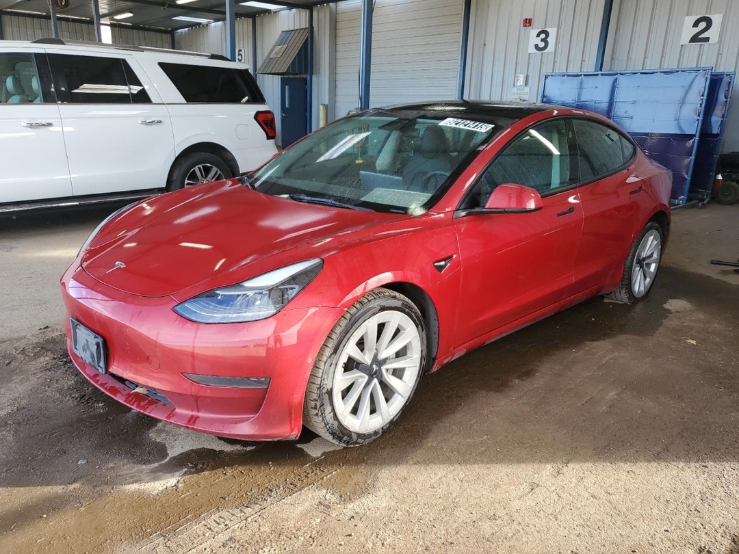 2022 TESLA MODEL 3 view, angle 1
